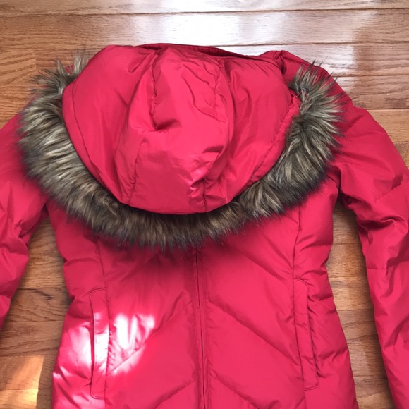 Red Calvin Klein Down Coat - Picture 5 of 16